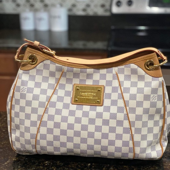 Auth. Louis Vuitton Galiera Pm Azur - Picture 1 of 9